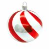 Red Candy Glass Ball - 12 Ornaments