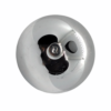 Silver Shiny Glass Ball - 12 ornaments - Image 2