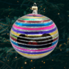 Michoacán Rainbow Glass Ball - 12 Ornaments - Image 2